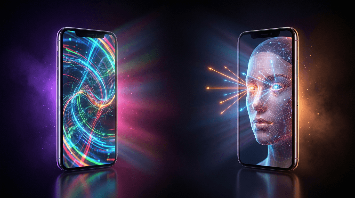Comparativa en teléfonos móviles de herramientas de subtítulos con inteligencia artificial