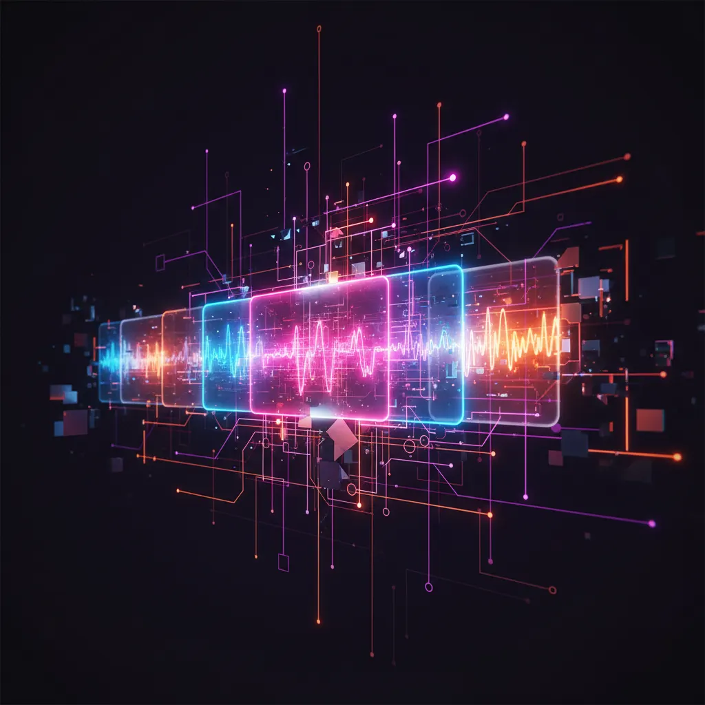 Servidores iluminados con luces de neón representando el renderizado en la nube